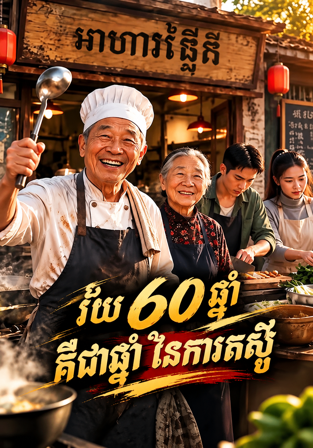វ័យ 60 ឆ្នាំគឺជាឆ្នាំ នៃការតស៊ូ